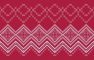 etnico astratto ikat art. motivo chevron senza cuciture in stile tribale, popolare e messicano. stampa di ornamento d'arte geometrica a rombo. design per moquette, carta da parati, abbigliamento, avvolgimento, tessuto, copertina. vettore