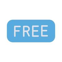 icona vettoriale isolata tag gratuita che può facilmente modificare o modificare