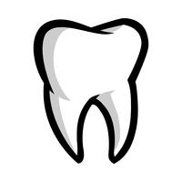Icona di vettore del dente