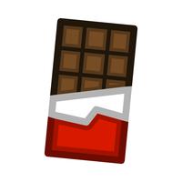 cartone animato di cioccolato vettore