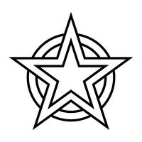 Icona stella vettoriale