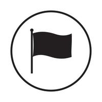 bandiera icona disegno vettoriale