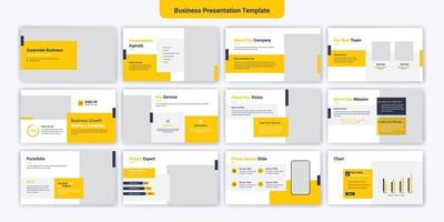 modello di presentazione aziendale vettore