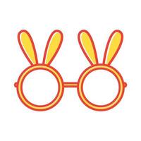 orecchio di coniglio occhiali da sole logo simbolo icona vettore graphic design illustrazione