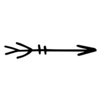 illustrazione del segno di freccia vettore