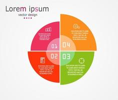 idea di business di presentazione modello infografica timeline con icone, opzioni o passaggi. le infografiche per idee di business possono essere utilizzate per dati grafici, diagrammi di flusso, siti Web, banner. vettore