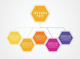 modello di etichetta infografica vettoriale con opzioni di icone o passaggi infografica per presentazioni di idee imprenditoriali può essere utilizzato per grafica informativa, presentazioni, siti Web, banner, supporti di stampa.