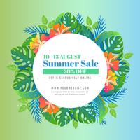 Vector Summer Sale Banner