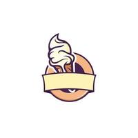 gelato cibo astratto marchio emblema pittorico logo simbolo iconico creativo moderno minimo modificabile in formato vettoriale