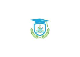 modello di icona di vettore di progettazione del logo moderno di educazione accademica