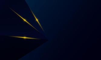 triangoli poligono blu astratti modellano lo sfondo con effetto di illuminazione in stile di lusso. illustrazione disegno vettoriale concetto di tecnologia digitale.