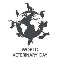 logo della clinica veterinaria vettore