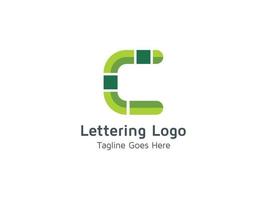 lettera c logo astratto design branding icona illustrazione vettoriale modello pro gratuito