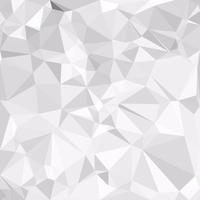 Sfondo bianco poligonale grigio, modelli di design creativo vettore