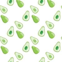 geometrico senza cuciture avocado su sfondo bianco. vettore