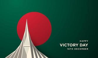progettazione del fondo del giorno della vittoria del bangladesh. vettore