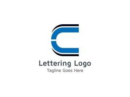 lettera c logo astratto design branding icona illustrazione vettoriale modello pro gratuito