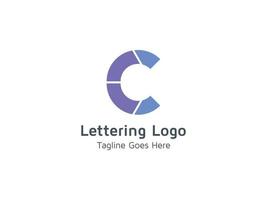 creativo lettera c logo design template abstract vector pro gratuito