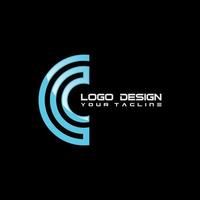 design moderno con logo c simbolo vettore