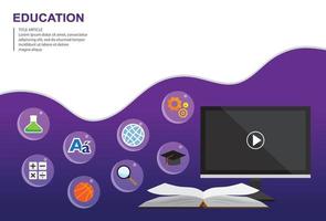 progettazione di illustrazioni vettoriali per l'istruzione e l'e-learning