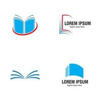 vettore di logo del libro