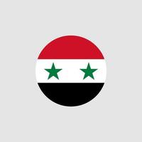 bandiera nazionale della siria, colori ufficiali e proporzione correttamente. illustrazione vettoriale. eps10. vettore