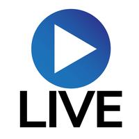 Disegno di vettore del segno online di Live Streaming