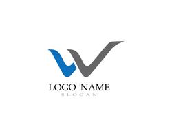 W logo e simboli di business dei simboli