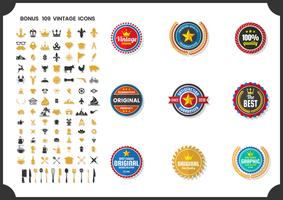 Vintage Retro Vector per banner