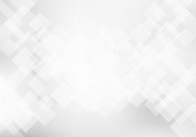 Astratto bianco e grigio elegante concetto di tecnologia di sfondo geometrico. Piazze pattern texture. vettore