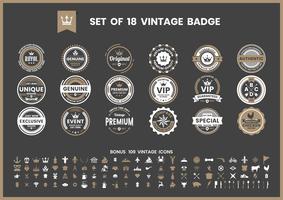 Vintage Retro Vector per banner