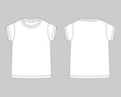 t-shirt per bambini con disegno tecnico su sfondo grigio. vettore