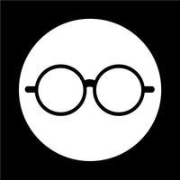 Icona di occhiali vettore