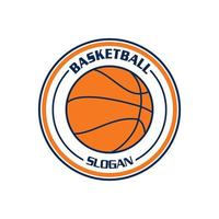 logo di basket, vettore di logo sportivo