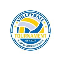 logo di pallavolo, vettore di logo sportivo