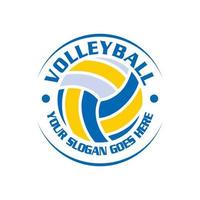 logo di pallavolo, vettore di logo sportivo