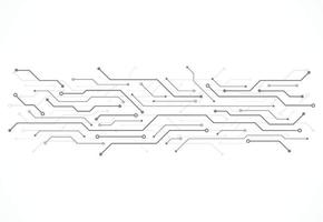 astratto sfondo digitale con struttura del circuito di tecnologia. illustrazione della scheda madre elettronica. comunicazione e concetto di ingegneria. illustrazione vettoriale