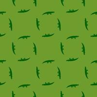 carino coccodrilli seamless pattern.funny animali sfondo. vettore