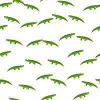 carino coccodrilli seamless pattern.funny animali sfondo. vettore