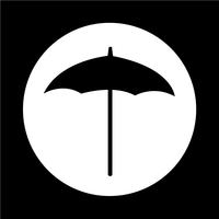 icona dell&#39;ombrello vettore