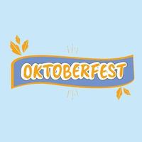 simboli del festival di ottobre. bicchiere pieno di birra con schiuma, pagnotta pretzel e spighe di grano per la festa di ottobre, su sfondo giallo. mesh gradiente utilizzato. illustrazione vettoriale del pub della birra di Octoberfest.