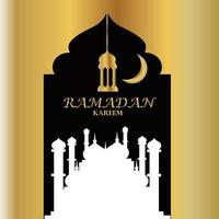 ramadhan kareem disegno vettoriale moderno