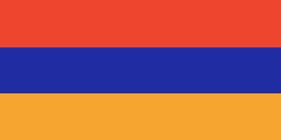 bandiera armena. colori e proporzioni ufficiali. bandiera nazionale armena.