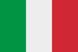 icona vettore bandiera italiana. la bandiera d'italia
