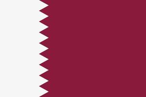 l'icona di vettore della bandiera del qatar