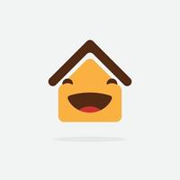 icona vettore casa. emoji della casa