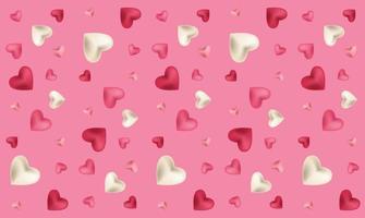 buon San Valentino amore carta da parati sfondo cuore vettore