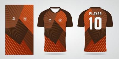 modello di disegno della maglia della camicia sportiva vettore