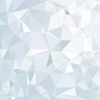 Sfondo bianco poligonale grigio, modelli di design creativo vettore