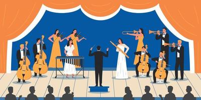 illustrazione vettoriale musicista